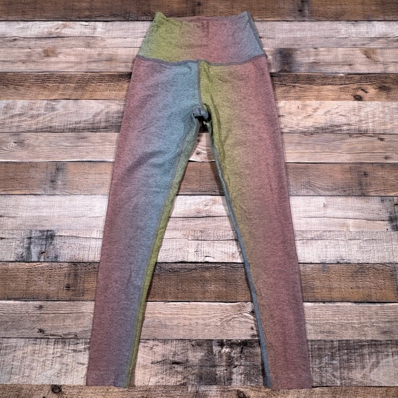 Beyond Yoga Pants - Beyond Yoga Women Leggings XS Rainbow Space‎ Dye High Waisted Activewear Pants